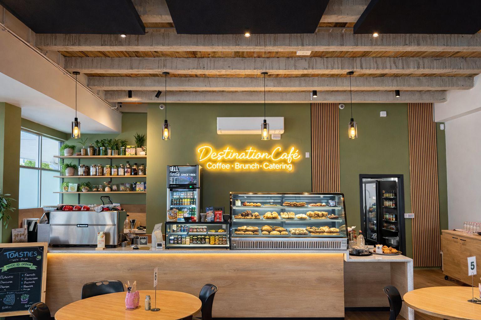 Destination Cafe interior